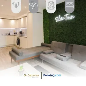 Apartment Stylish 2br By Dluxoria Short Lets & Serviced Greater With Pet Friendly, Free Wifi & Free Parking, London